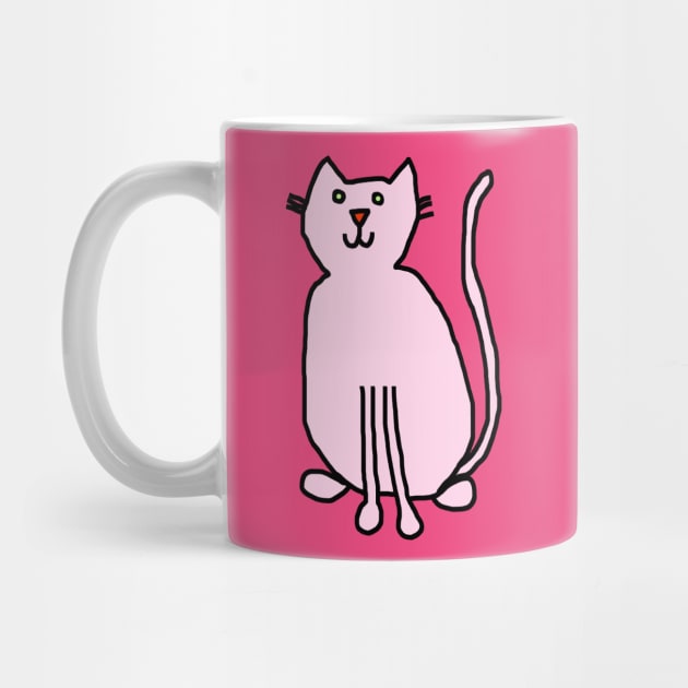 Pink Cat by ellenhenryart